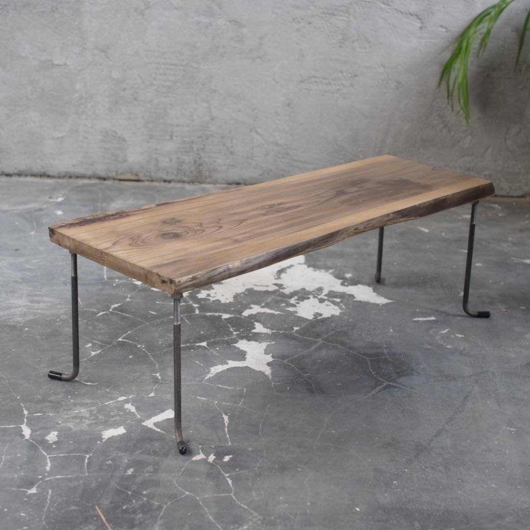 【現品販売】アイアン ローテーブル アンティーク 鉄脚 木 テーブル t53 現品販売】 アイアン ローテーブル アンティーク 鉄脚 木